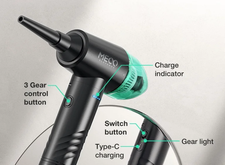 Porszívó és air duster egyben a Meco Eleverde ME-CR1 gép 3