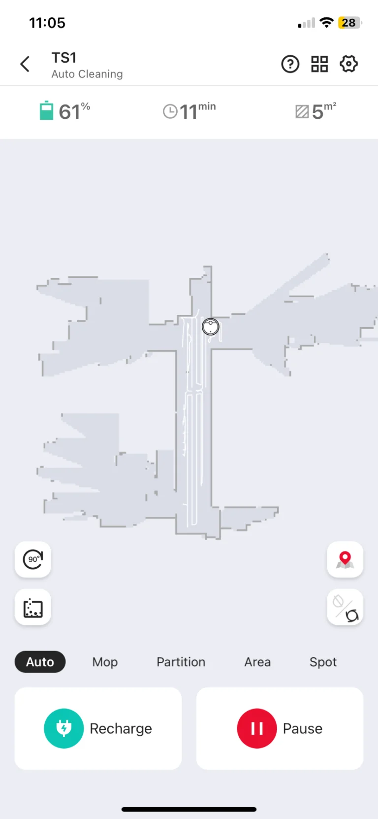 Ultenic TS1 önürítős robotporszívó teszt 29