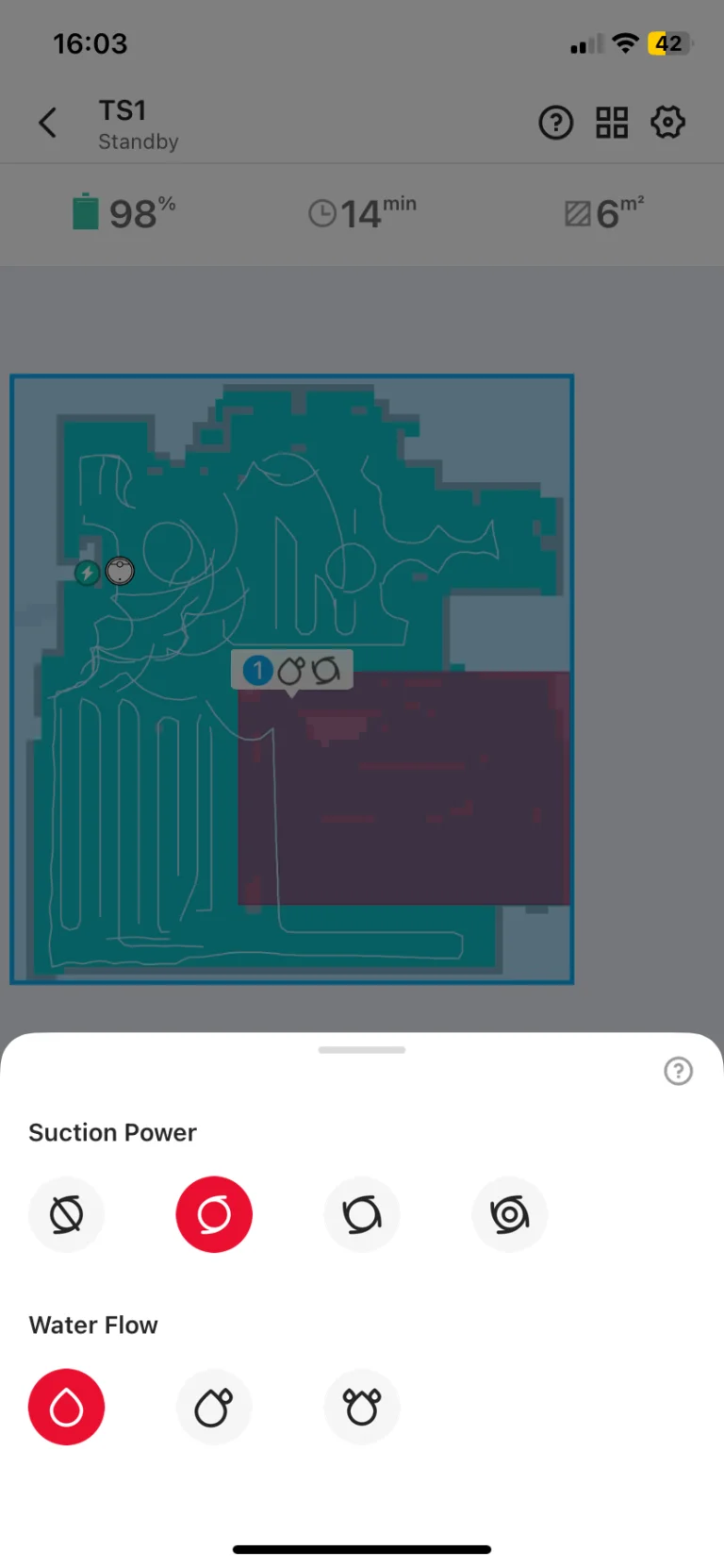 Ultenic TS1 önürítős robotporszívó teszt 28