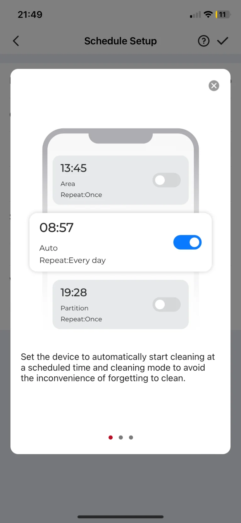 Ultenic TS1 önürítős robotporszívó teszt 33