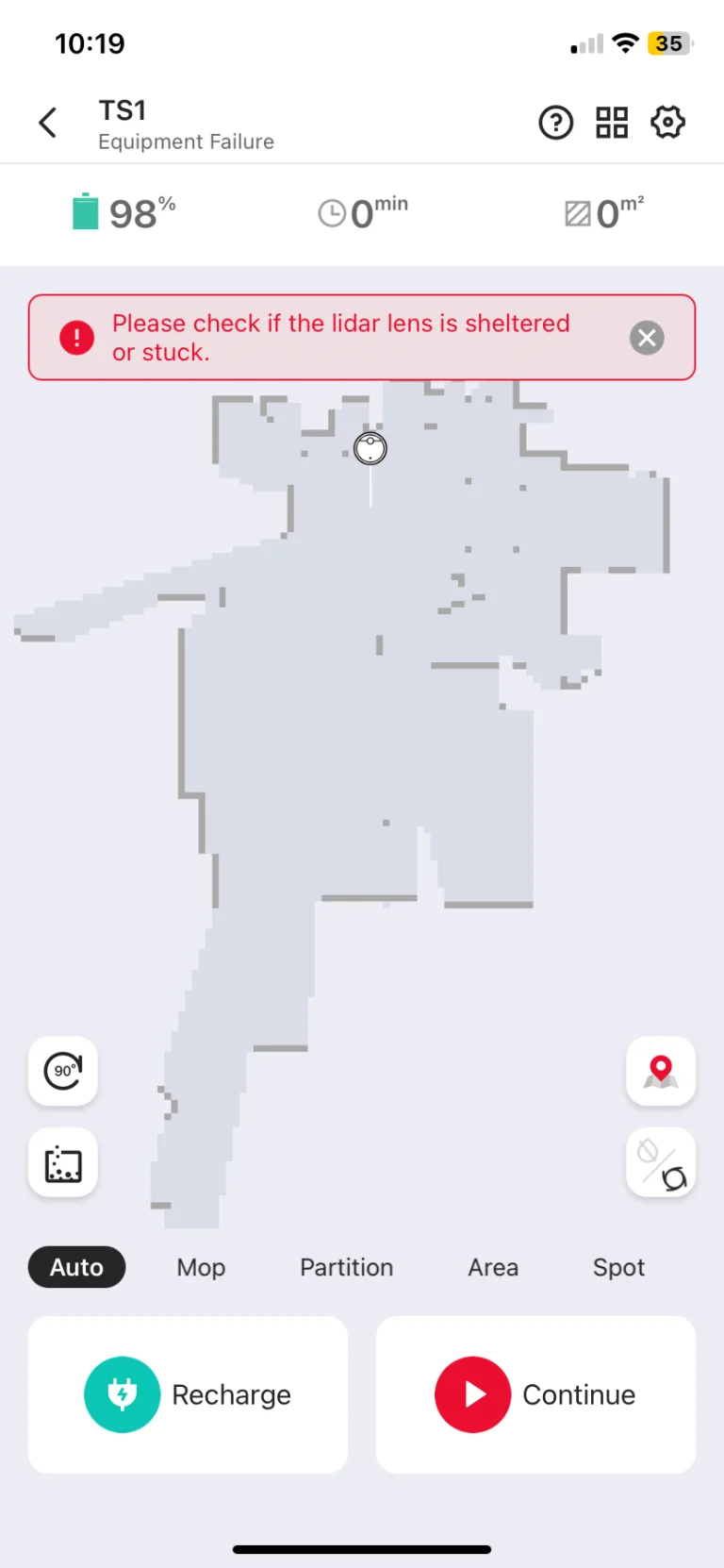 Ultenic TS1 önürítős robotporszívó teszt 40