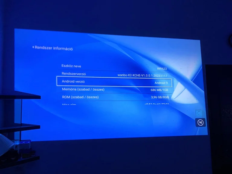 Wanbo X2 Max projektor teszt 21