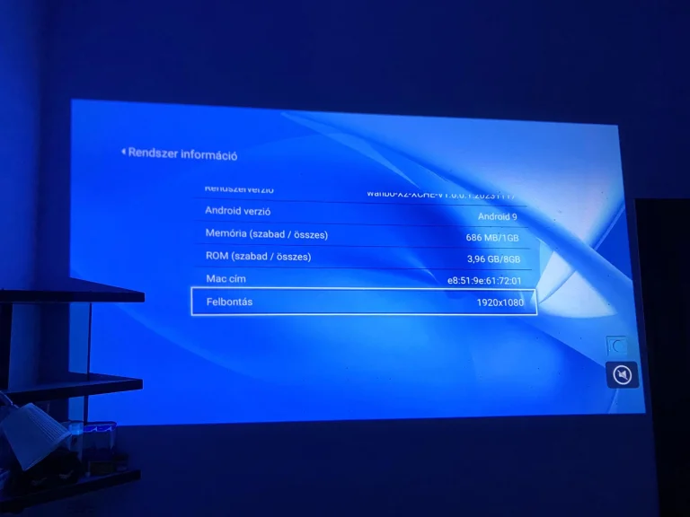 Wanbo X2 Max projektor teszt 22