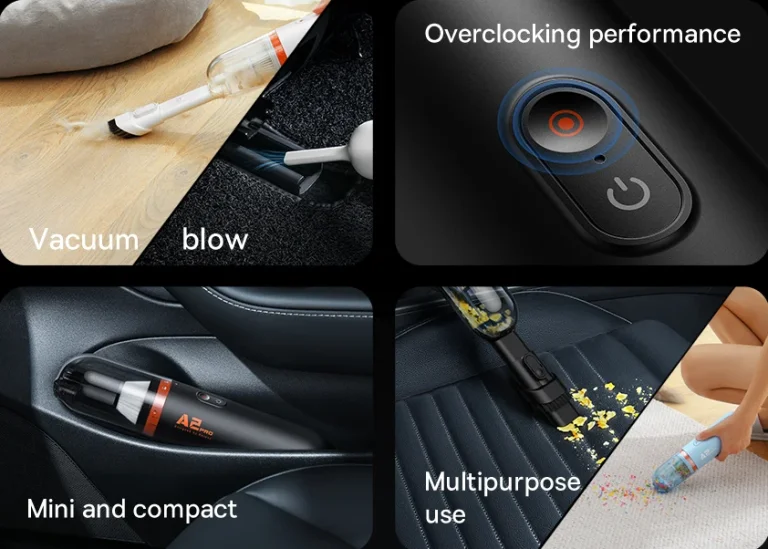 Baseus A2 Pro autós porszívóval a verda tisztaságáért 5