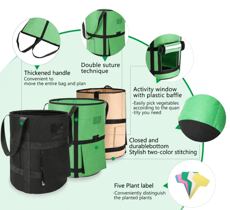 Hármasával piszkosul jó áron van a burgonya termesztő zsák 9