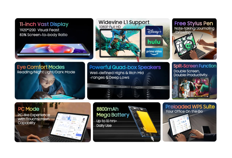 11 colos tablet, fullos Netflix támogatással, remek áron 4