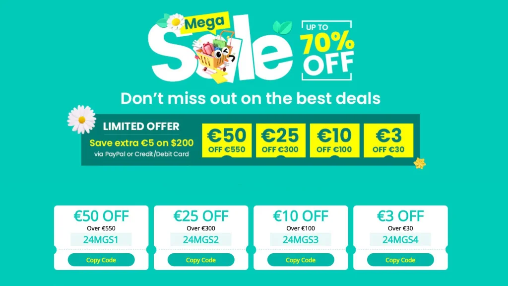 Mától pörög a Mega Sale a Geekbuyingon 1