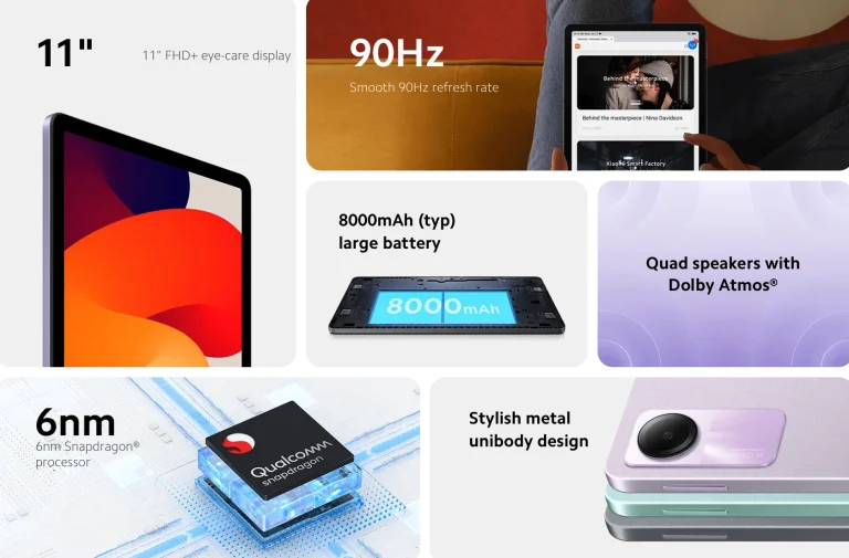 Xiaomi Redmi Pad SE tablet az elérhető olcsóság 2