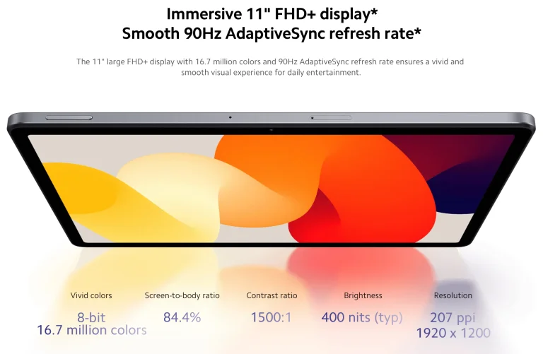 Xiaomi Redmi Pad SE tablet az elérhető olcsóság 3
