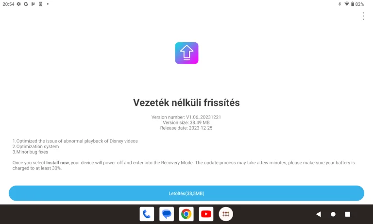 Teclast T60 tablet teszt /Frissítve/ 20