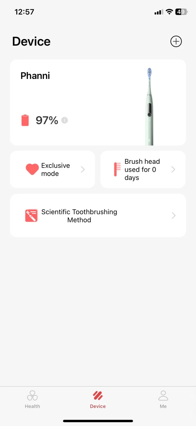 Oclean X Ultra S szónikus fogkefe teszt 22