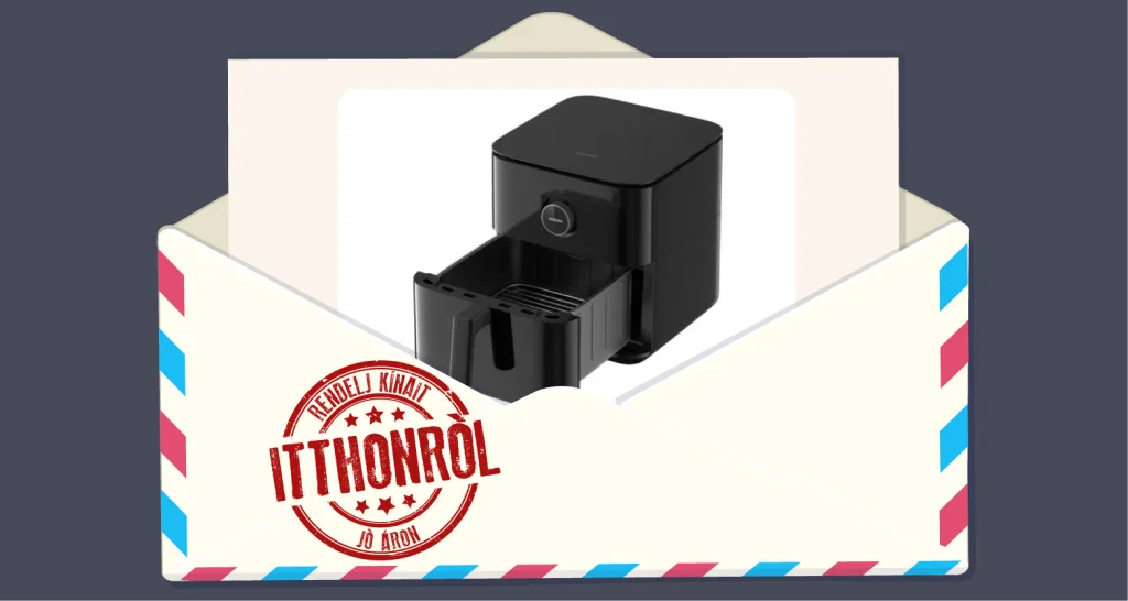Rendelj kínait itthonról: Xiaomi 6,5 literes air fryer 1