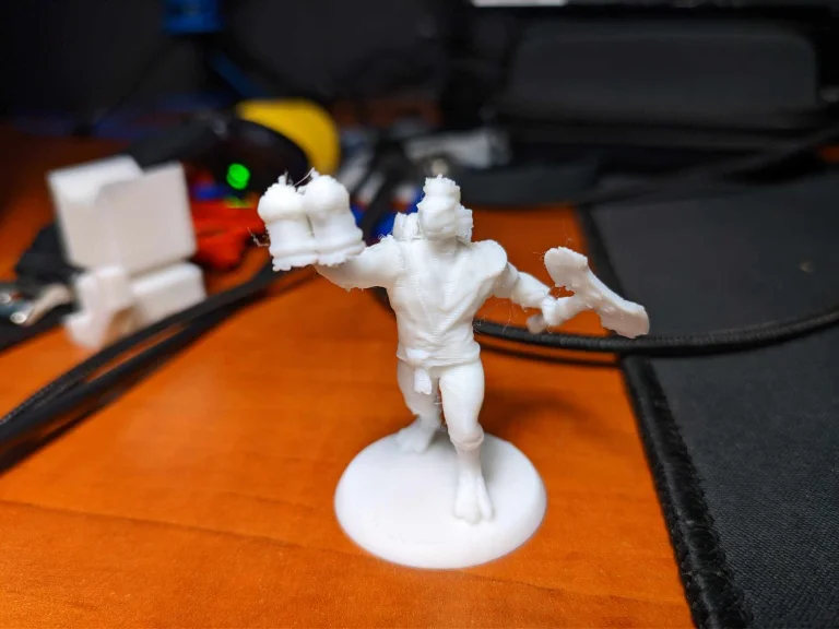 Prueba 1 de la impresora 3D Creality K18C