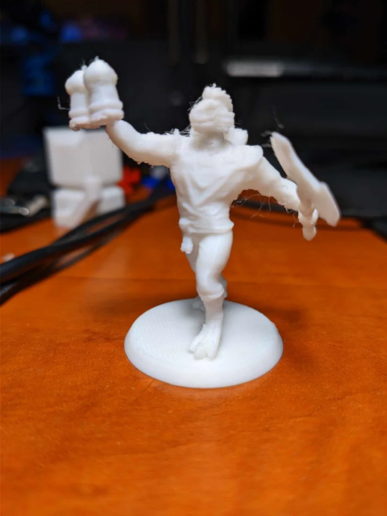 Prueba 1 de la impresora 3D Creality K19C