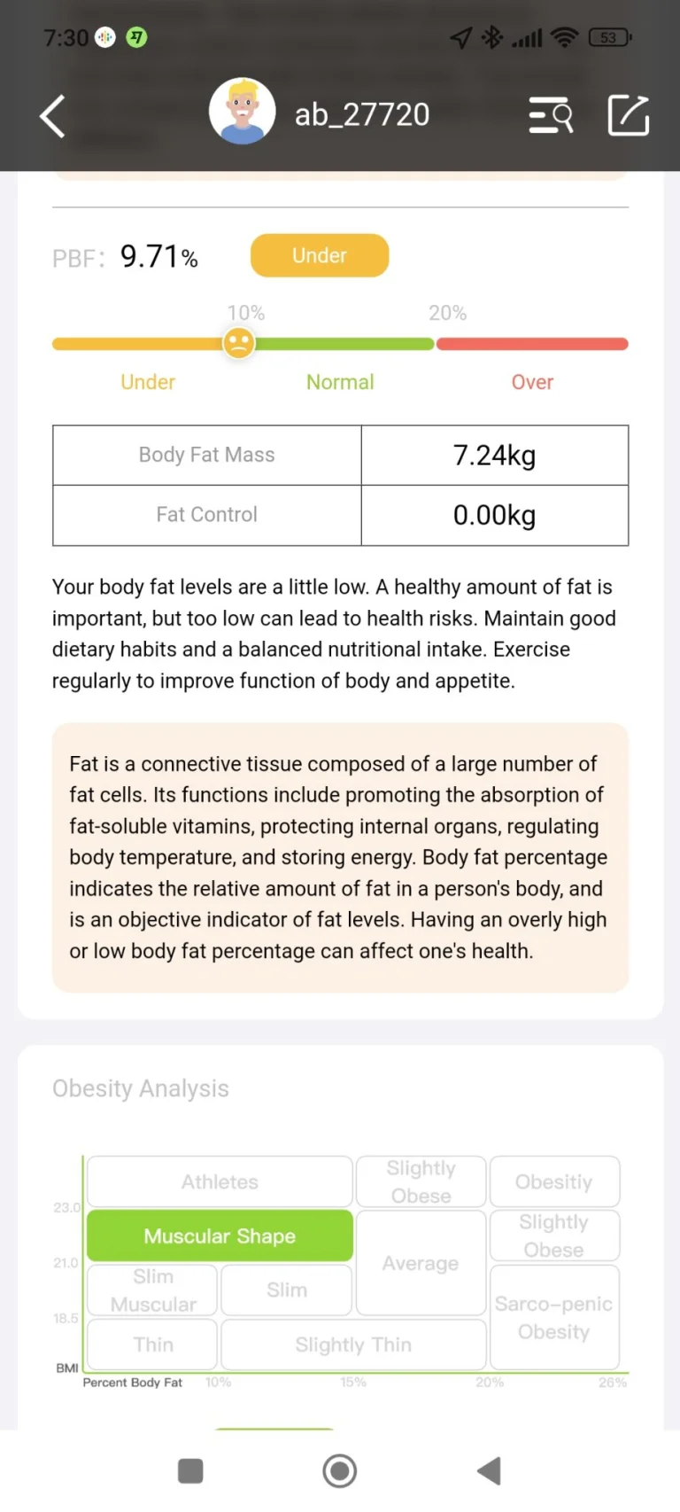 BodyPedia LM-S001 testösszetétel elemző okosmérleg teszt 19