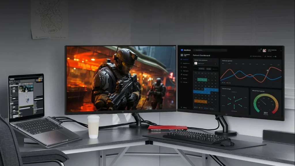 A KTC H27V13 gamer monitor vigyáz a szemetekre 1