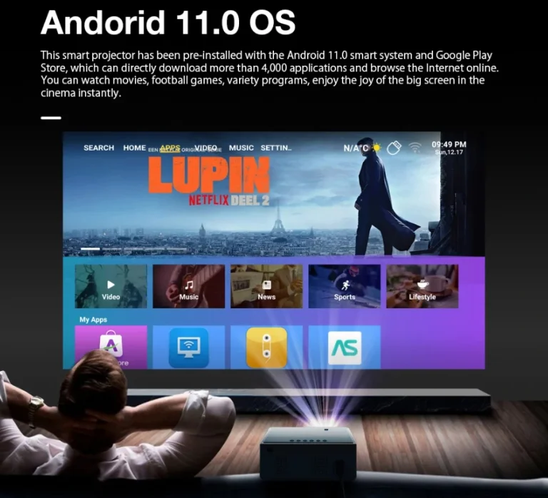 A BlitzWolf BW-V8 projektor ennyiért nem rossz 4