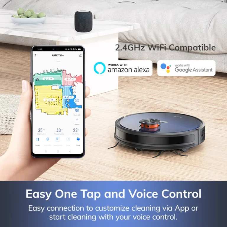 Az iLife T10s önürítős robotporszívó feltörlést is vállal 8