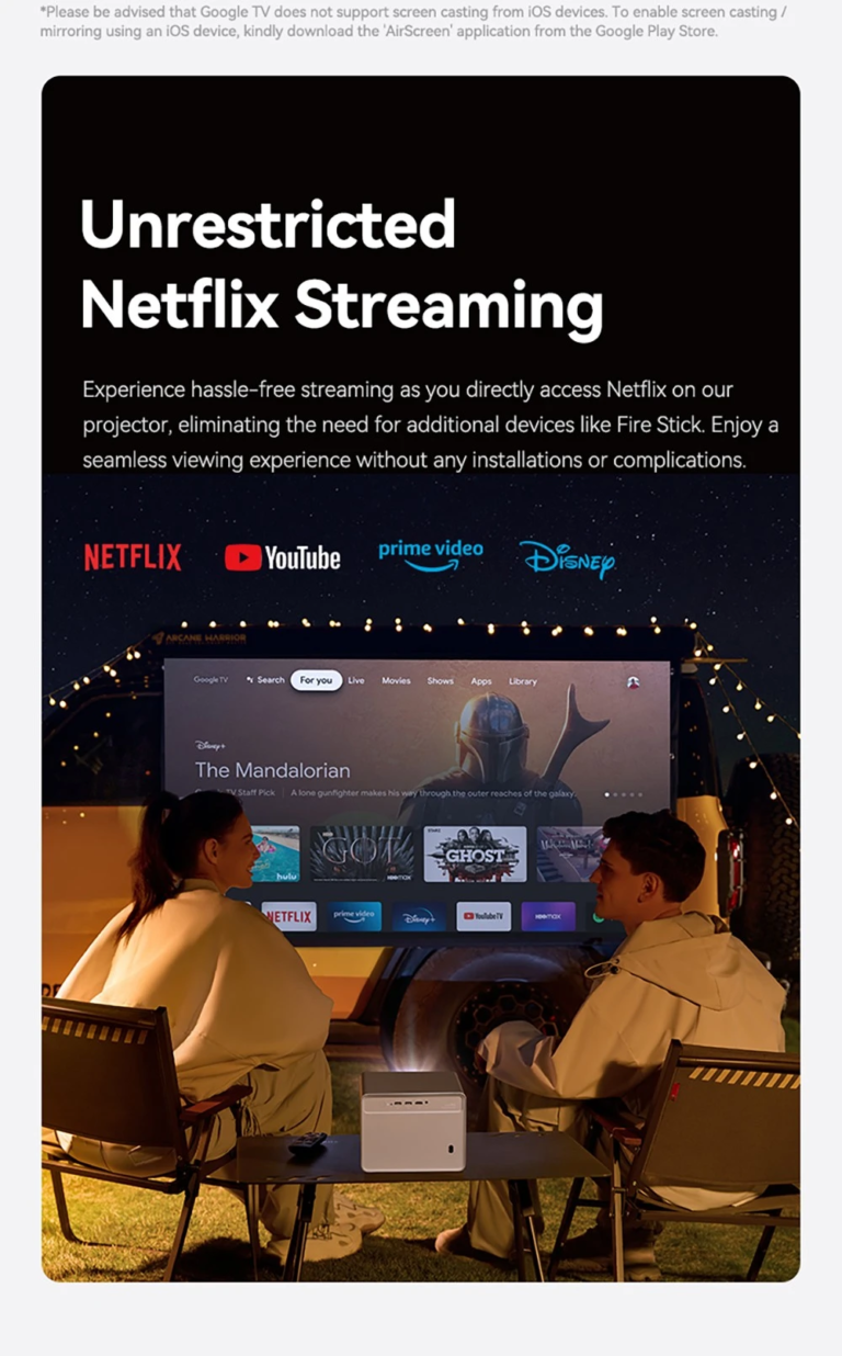 Új Wanbo projektor mutatkozott be, ami a streamingre épít 6