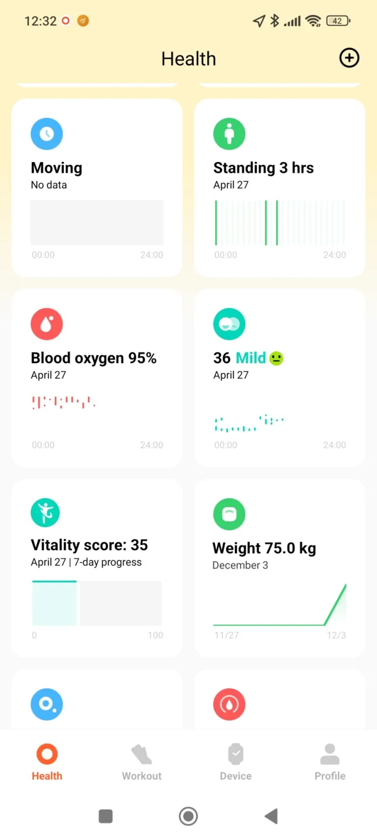 Xiaomi Smart Band 8 aktivitásmérő teszt 41