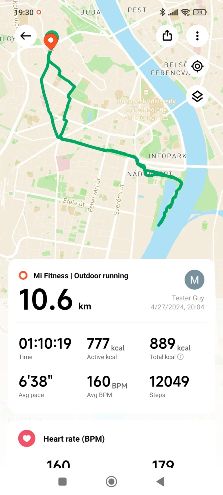 Xiaomi Smart Band 8 aktivitásmérő teszt 28