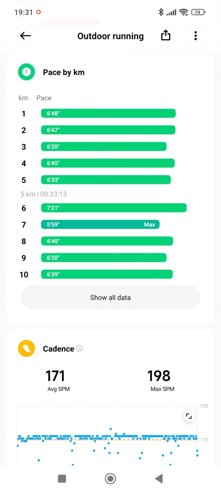 Xiaomi Smart Band 8 aktivitásmérő teszt 30