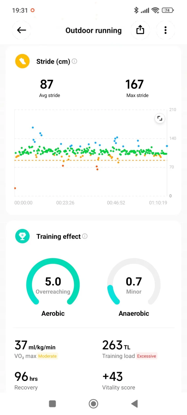 Xiaomi Smart Band 8 aktivitásmérő teszt 31