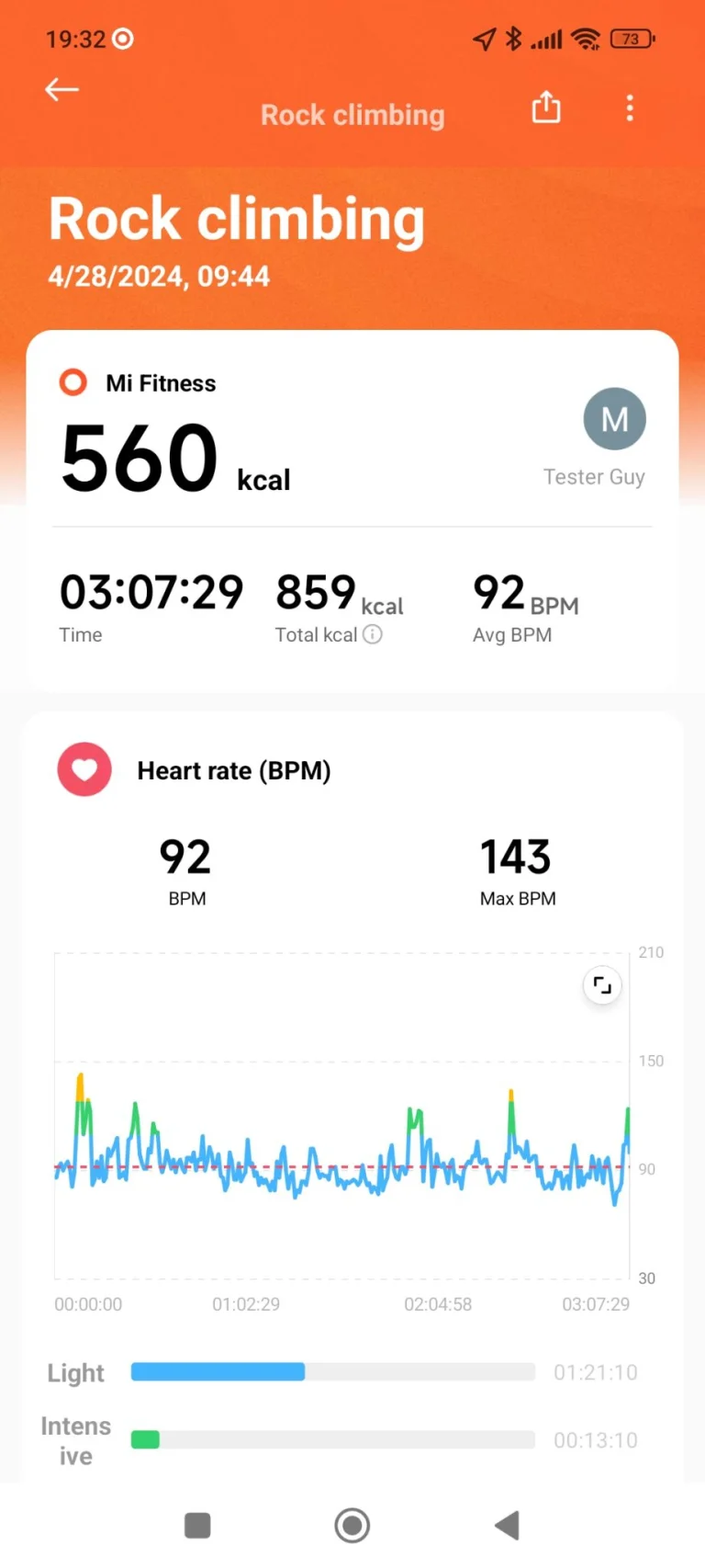 Xiaomi Smart Band 8 aktivitásmérő teszt 27