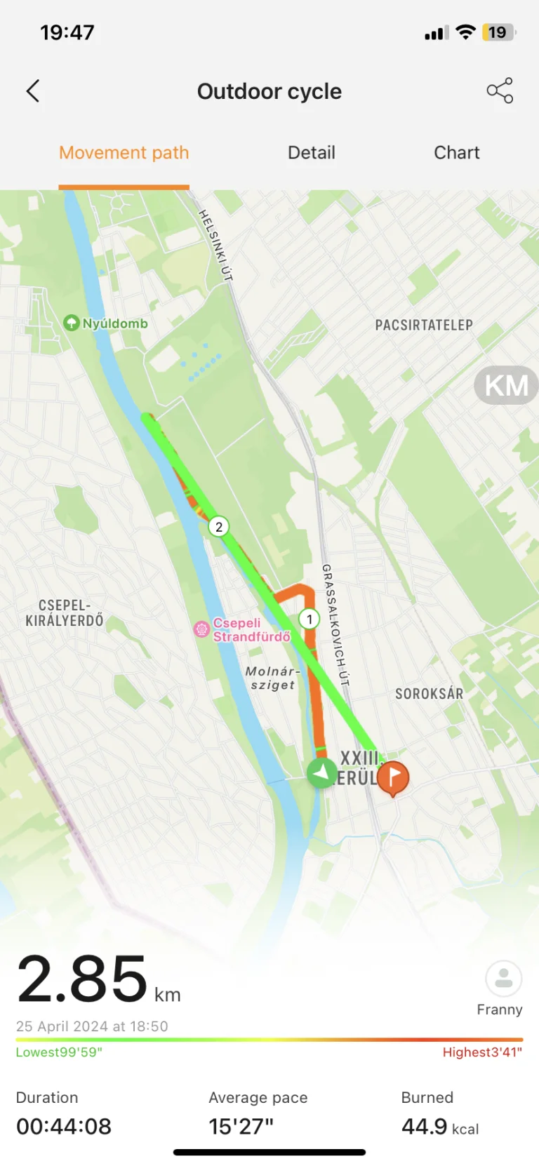 Kospet Tank M3 Ultra okosóra teszt 66