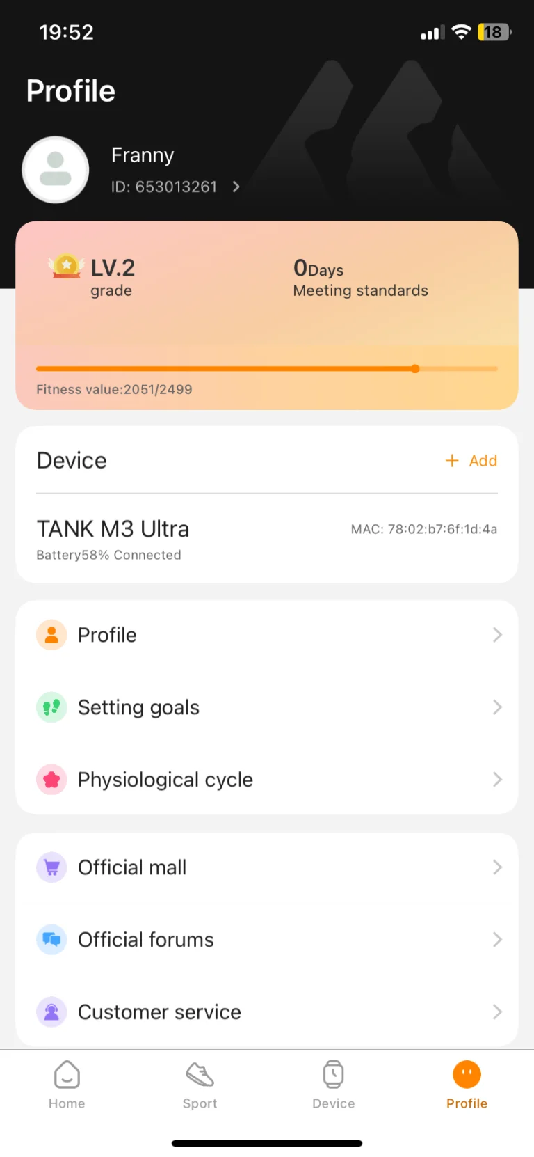 Kospet Tank M3 Ultra okosóra teszt 73