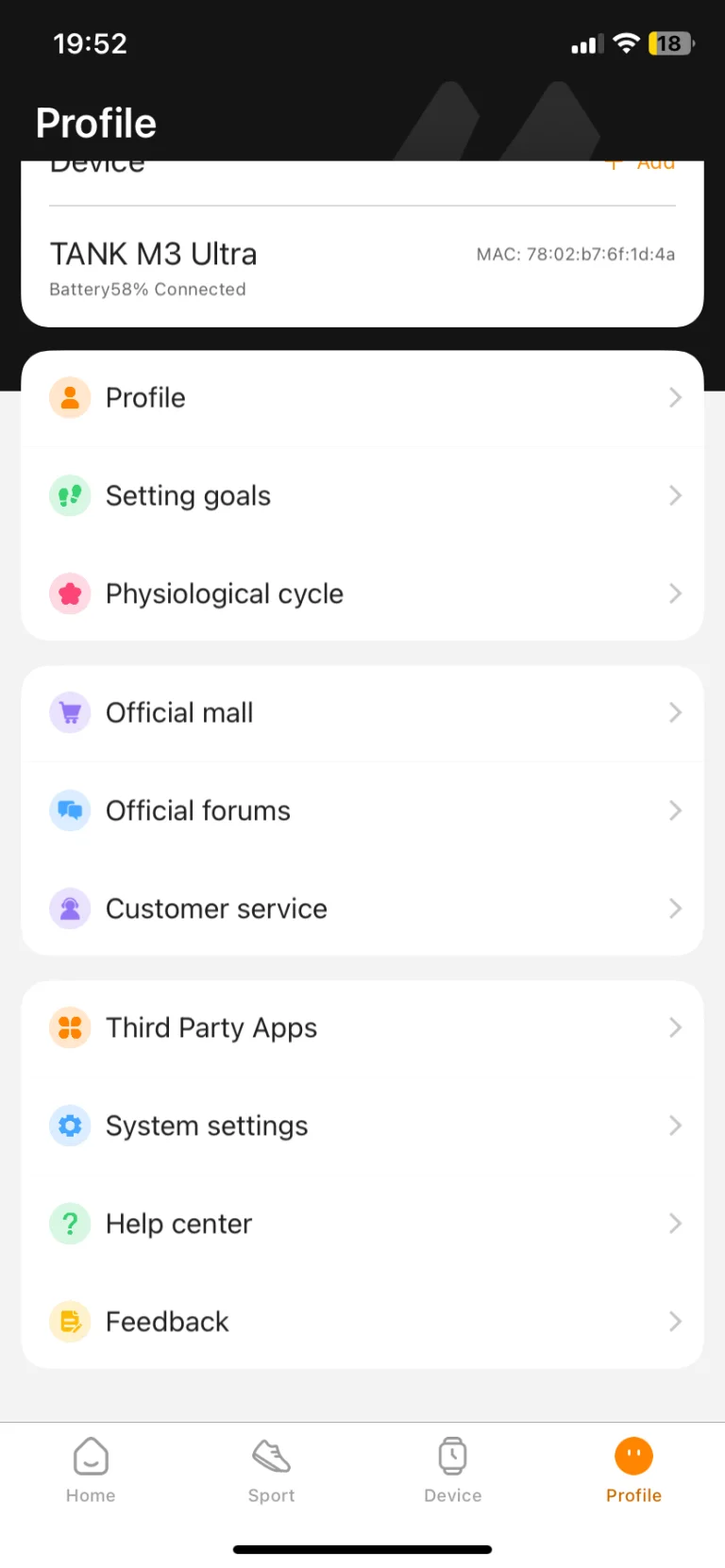 Kospet Tank M3 Ultra okosóra teszt 74