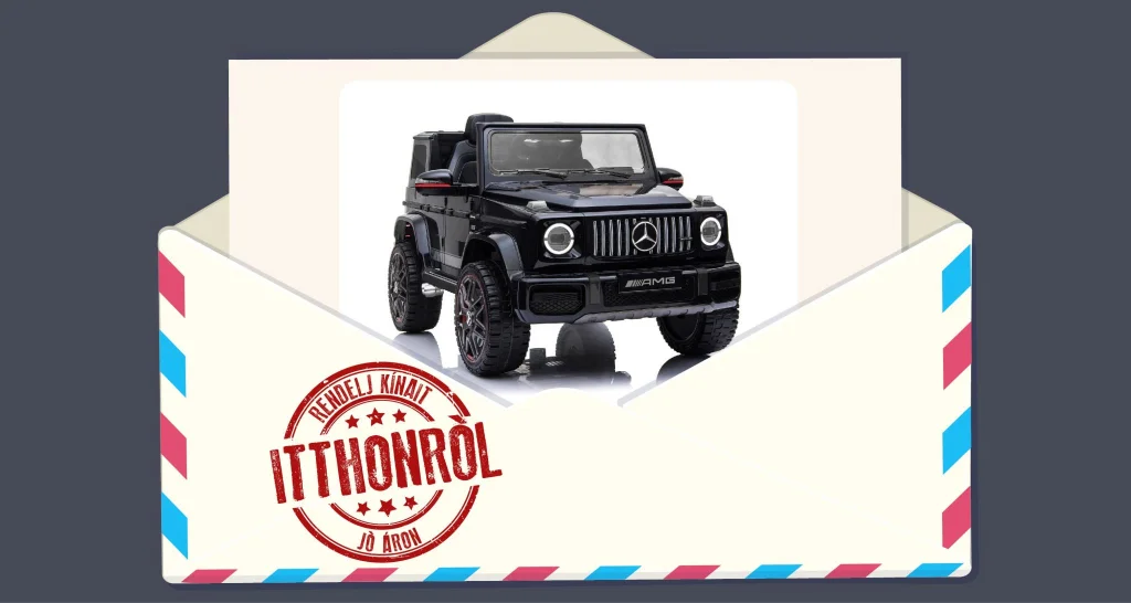 Rendelj kínait itthonról: mini Mercedes G gyerekeknek 1