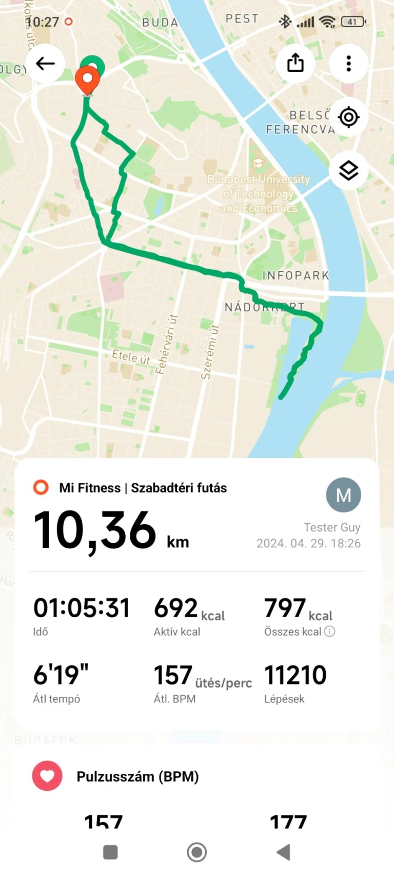 Xiaomi Smart Band 8 Pro aktivitásmérő teszt 31