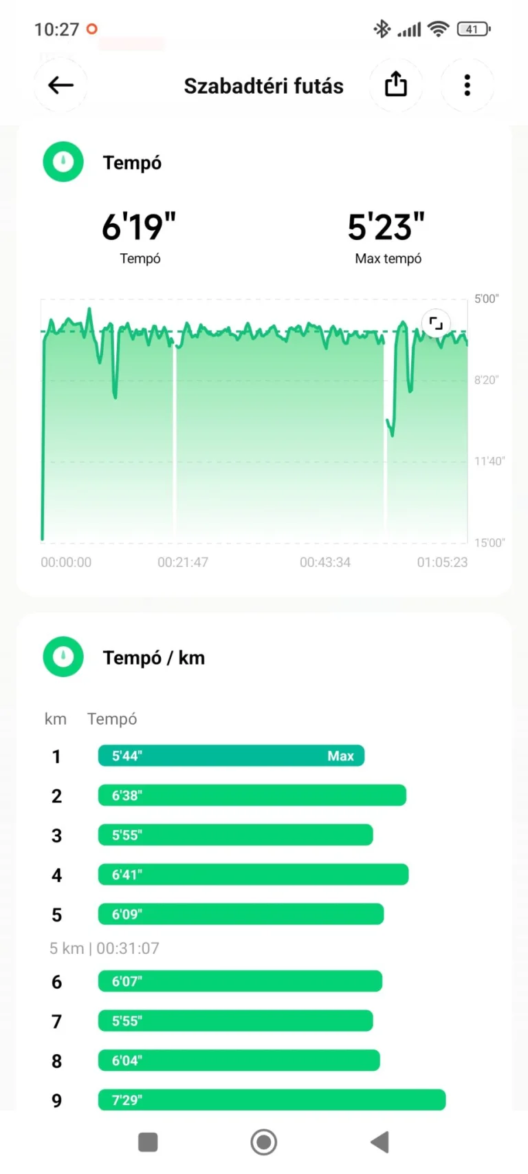 Xiaomi Smart Band 8 Pro aktivitásmérő teszt 33