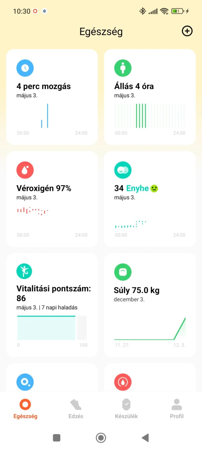 Xiaomi Smart Band 8 Pro aktivitásmérő teszt 37