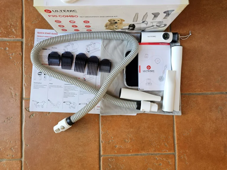 Ultenic P30 Combo kisállatápoló és szárító készlet teszt 3