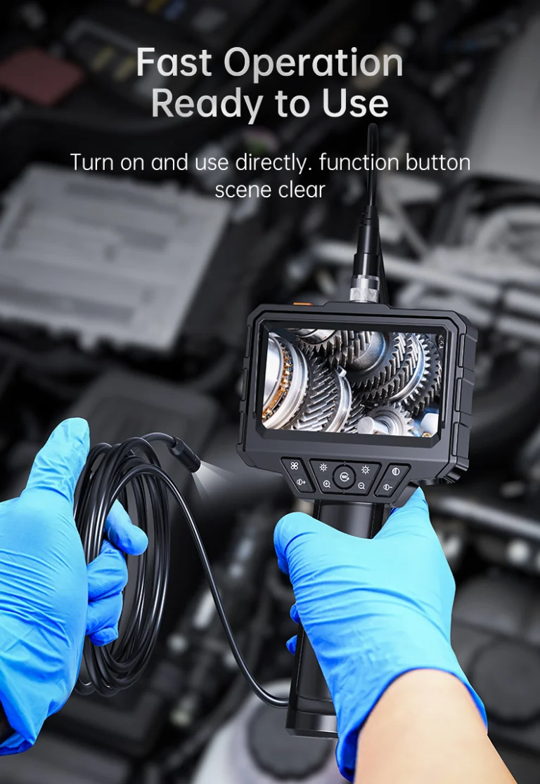 Ennek az endoszkóp kamerának saját kijelzője is van 7