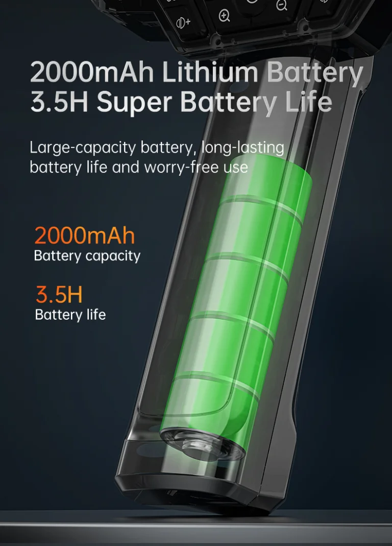 Ennek az endoszkóp kamerának saját kijelzője is van 6