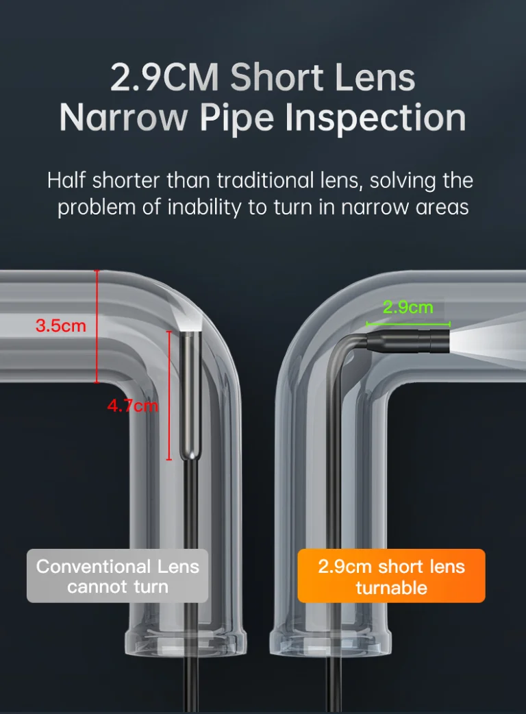 Ennek az endoszkóp kamerának saját kijelzője is van 5
