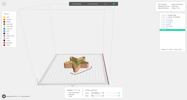 FlashForge Adventurer 5M Pro 3D nyomtató teszt 46