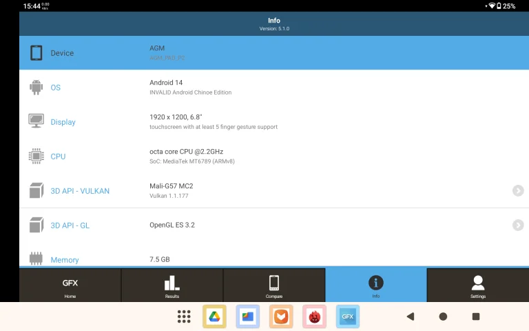 AGM Pad P2 tablet teszt 41