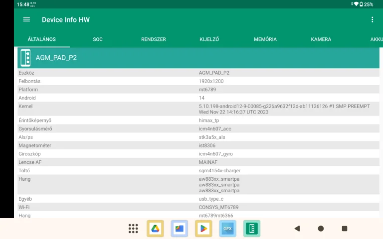 AGM Pad P2 tablet teszt 43