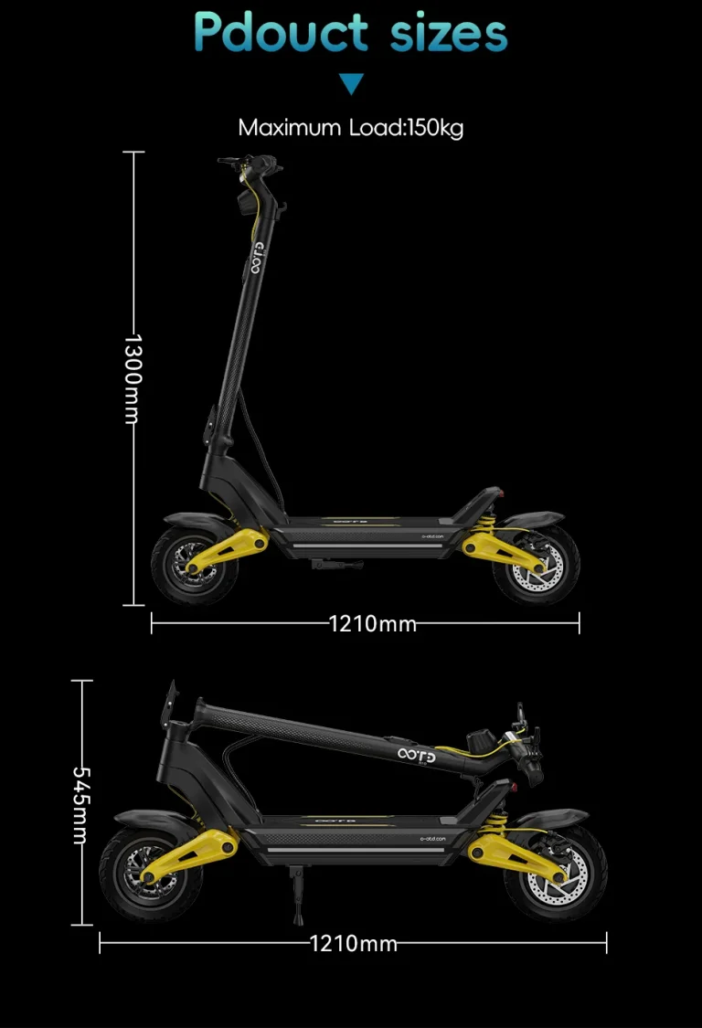 OOTD S10 elektromos roller teszt 12