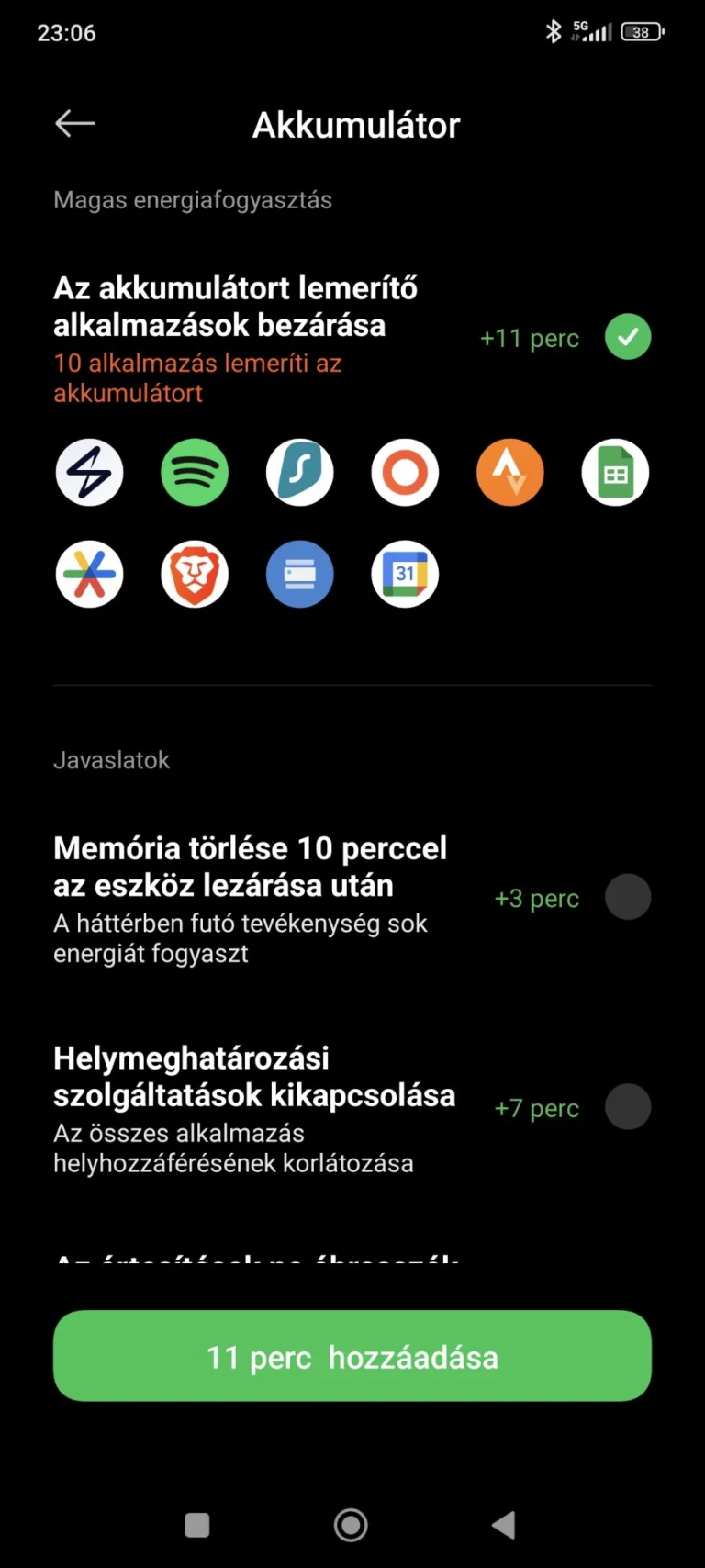 Prueba 6 del teléfono inteligente Poco X5 Pro 39G