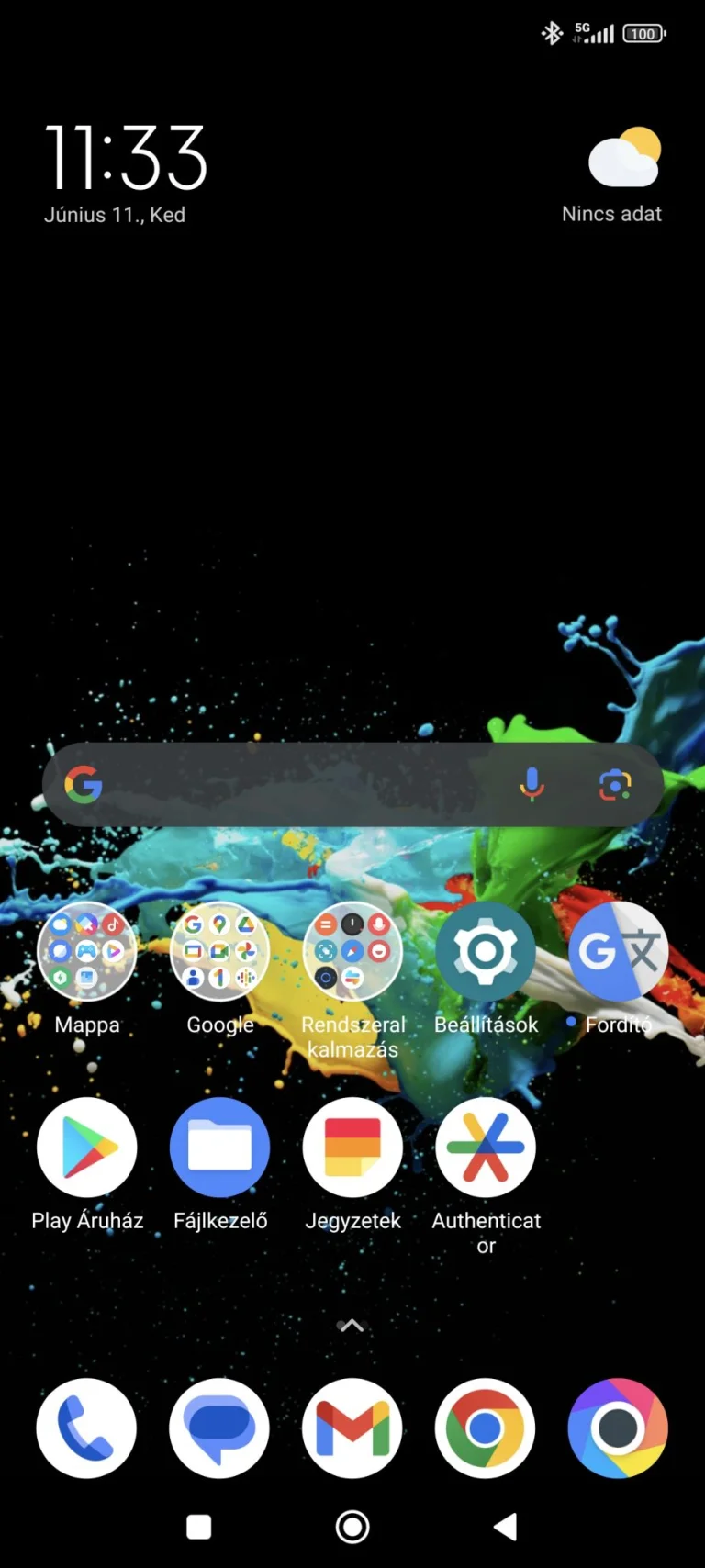 Prueba 6 del teléfono inteligente Poco X5 Pro 44G