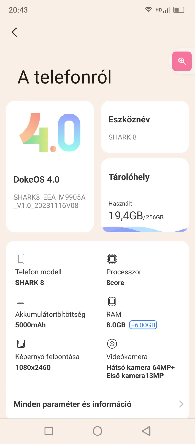 Test 8 du smartphone Blackview Shark 17