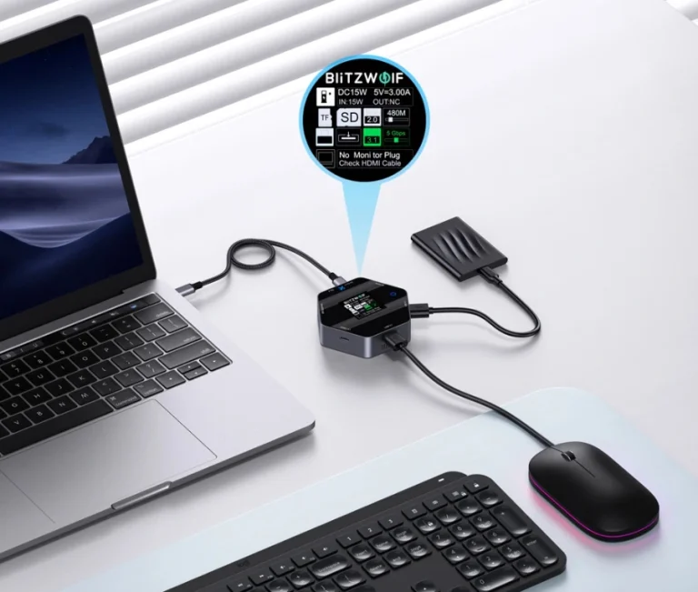 Új Type-C dokkolót adott ki a BlitzWolf, meglepő tudással 5