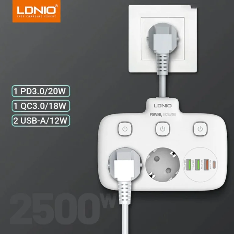 Az Ldnio elosztója QC3.0 és PD töltésre is képes 2