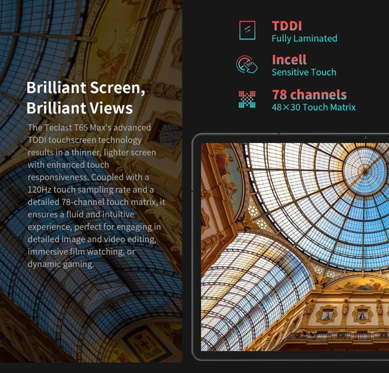 Gigantikus tablet lett olcsóbb Teclast T65 Max személyében 4