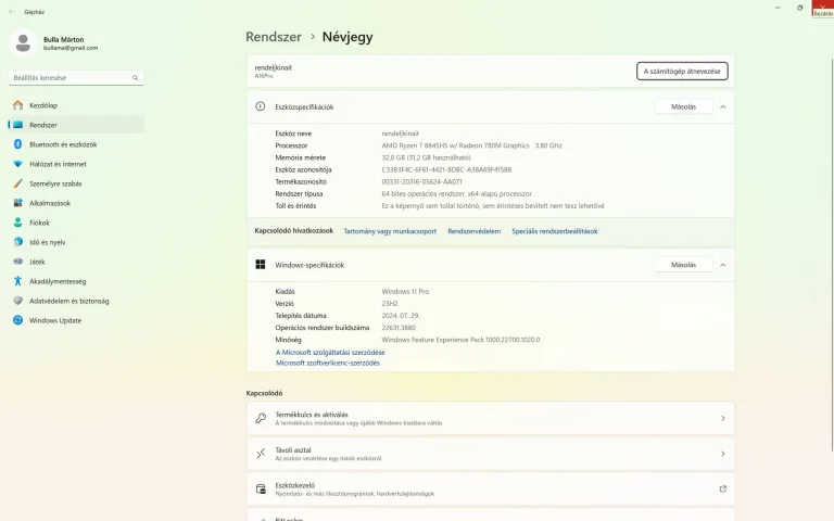 Ninkear A16 Pro utazós notebook teszt 19